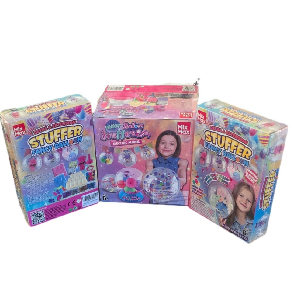 Electric Balloon Stuffer Machine Kit + 2 Refills | Complete DIY Stuffed Balloons